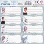Naklejki na zeszyty Derform Frozen, 7szt - 2